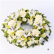  Wreath Yellow and Cream