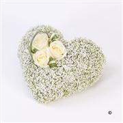 simple Heart Casket Adornment