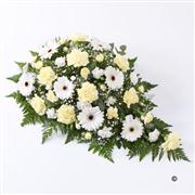 Large Carnation and Germini Spray - Yellow and White