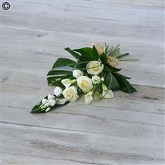 White Rose and Calla Lily Sheaf